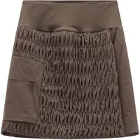 Jeanne Baret Skye Padded Rock Damen Röcke braun Größe S Lifestyle Isolierend Wasserabweisend