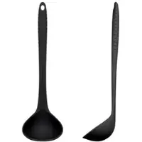 Genware Silikonkelle, schwarz - 30cm"