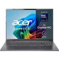 Acer Aspire 16 AI (A16-52M-54E8) mit 120 Hz Display Tastaturbeleuchtung - Zoll Intel CoreTM Ultra 5 226V GB 512 ArcTM Onboard Graphics Windows 11 Home