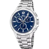 Lotus Chrono Herrenuhr Blau Edelstahl 18991/2