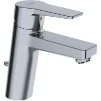Hansa HANSATWIST XL Waschtischarmatur, Niederdruck, mit Ablaufgarnitur, Ausladung: 123 mm, 09031183