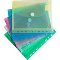 FolderSys Dokumententasche 40159-94, A5, 5 Farben, für 200 Blatt, abheftbar, 10 Stück