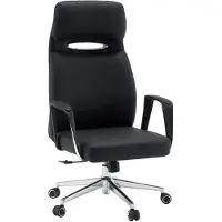 Hjh OFFICE Profi Chefsessel VELVET ECO Ergonomischer Bürostuhl mit Armlehnen Kunstleder Drehstuhl für Büro, Zuhause