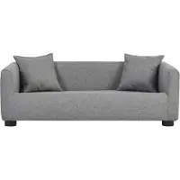 AEA Grau Großes Hundebett Hund Polsterung Textil Stoff Couchen Hunde Sofa Couch