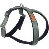 Amiplay Verstellbares Hunde Brustgeschirr Grand Soft Baumwolle, Khaki M