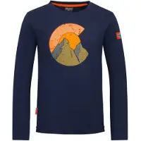TROLLKIDS - Kid's Halsafjord Longsleeve - Longsleeve Gr 176 blau