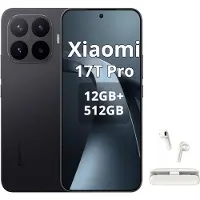 Xiaomi 17T Pro 5G Smartphone 512GB 12GB 6.83", 7000mAh, Schwarz (mit Bluetooth Kopfhörer)