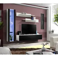 AEA Luxus Set 4tlg Designer Wohnwand Wohnzimmermöbel TV Ständer Einrichtung Möbel