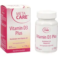 Metacare Meta-Care Vitamin D3 Plus 10.000 I.E + 80 µg K2 60 St Kapseln