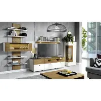 Xl Moebel Gmbh Set Modern Wohnwand Vitrinen Regal Schrank Wohnzimmer Barock Stil Wohnwände 4tlg