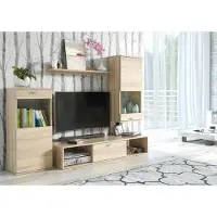 Xl Moebel Gmbh Wohnwand Modern Vitrine TV-Ständer Wohnzimmer Wand Regale