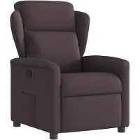 vidaXL Relaxsessel Dunkelbraun Stoff