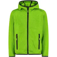 CMP Jungen Fleece Jacke Fix Hood 3H60844-17EZ 140 - Acido-Antracite-Black - 140