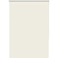 vidaXL Verdunkelungsrollo Cremeweiß 105x130cm Stoffbreite 100,7cm