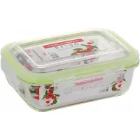 Florina Frigo Glas-Lebensmittelbehälter 640 ml rechteckig