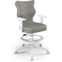 Entelo Jugend-Wachstumsstuhl Ergonomischer Schreibtischstuhl Für Körpergrösse 159-188 Cm, Duo Visto 03, Mit Fussstütze