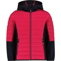 CMP Mädchen Hybrid-Jacke mit Kapuze
