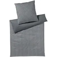 JOOP! Flanell Bettwäsche Soft Lines blue 135x200 cm + 80x80 cm