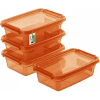 Pafen BaseStore Color Vorratsdosen Set 4x 3L Orange