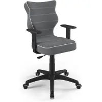 Entelo Jugend-Wachstumsstuhl Ergonomischer Schreibtischstuhl Für Körpergrösse 159-188 Cm, Duo Schwarz Jasmine 33