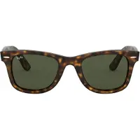 Ray-Ban WAYFARER EASE, Erwachsener, Uni, Quadratisch, Schildkröte, Nicht-polarisierte Linse, Grün