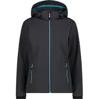 CMP Damen wasserdichte Kapuzenjacke mit Reißverschluss