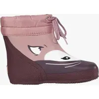 Viking Alv Barefoot Paw Print Gefütterte Gummistiefel, Grape, 21, Kindergummistiefel, Kinderstiefel, Gummistiefel kinder, Kids