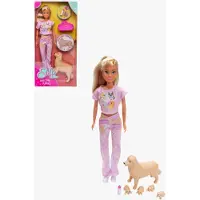 Steffi Love Welcome Puppies – Modepuppe mit trächtiger Hundemama und 2-4 W