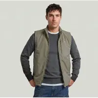 G-Star The Fredrik - Correct Padded Weste - Beige - Herren - M