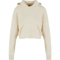 Urban Classics Damen-Hoodie aus leichtem Frottee, Oversized-Crop, Whitesand, Größe S