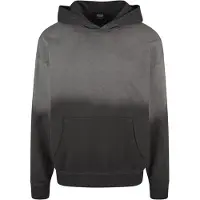 Urban Classics moderner Herren Hoodie Rippbündchen 300 g/m² mit Baumwolle Schwarz