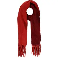 MOMENT IN MAY. Damen Schals Amelie - Rood - Größe ONESIZE