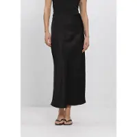 Neo Noir Damen Röcke Vicky Heavy Sateen Skirt - Zwart - Größe 38