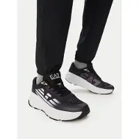 EA7 Unisex. X8X239_XK432 Kobra Sneaker schwarz (44), Wohnung, Schnürsenkel, Lässig, Sportlich