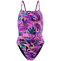 Speedo Printed Web Back Badeanzug