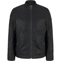 Tom Tailor Lederimitatjacke mit Stehkragen