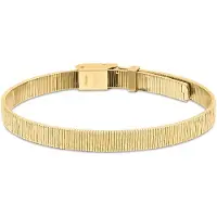 Calvin Klein Armband "SOPHISTICATED TEXTURE", gold (gelbgoldfarben), Armbänder, Damen, 21,5cm, Edelstahl, Armband
