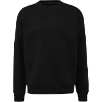 QS Sweatshirt , Herren, Gr. M, schwarz, Sweatware, Obermaterial: 60% Baumwolle, 40% Polyester, unifarben, regular fit normal, Rundhals, Rippbündchen, Sweatshirts Sweatshirt, mit Logo Stickerei