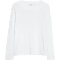 Comma T-shirts White Größe: 46 | Longsleeves Outlet | Damen | Weiß