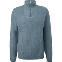 s.Oliver -qs Pullover Blue Grey Größe: L | Pullover Outlet | Herren | Blau