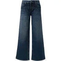 QS Jeans-Hose Jeans Catie/Mid Rise/Wide Leg/mit Schmucksteinen