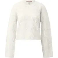 QS -qs Pullover Offwhite Größe: L | Pullover Outlet | Damen | Weiß