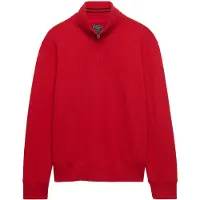Superdry Essential Serif Logo Halbreißverschluss-sweatshirt