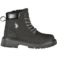 U.S. POLO ASSN. Us Polo Assn. Damen-Schwarzer Stiefel