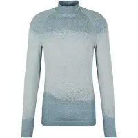Falke Langarmshirt "Langarmshirt", Herren, Gr. L, blau (off, weiß (2040)), Shirts Langarmshirt