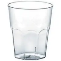 Gold Plast 50 Mehrweg Schnapsgläser Likörglas Schnaps Becher transparent 20 -40 ml 4cl Wiederverwendbar Kunststoff Shot