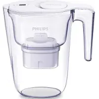 Philips Wasserfilterkanne, 2,6 l, mit 6 Kartuschen und 1,9 l Filtervolumen