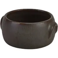Genware Stoneware Antigo Butterdose 90ml Terra