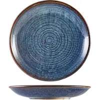 Genware Terra Aqua Blauer Tiefer Coupe-teller 25 Cm