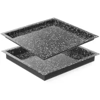 Hendi Gn 2/3 Blech Für Heißluftofen Schwarz Metall